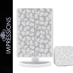 Impressions X Hello Kitty Super Cute  Trifold + Compact Mirror Bundle